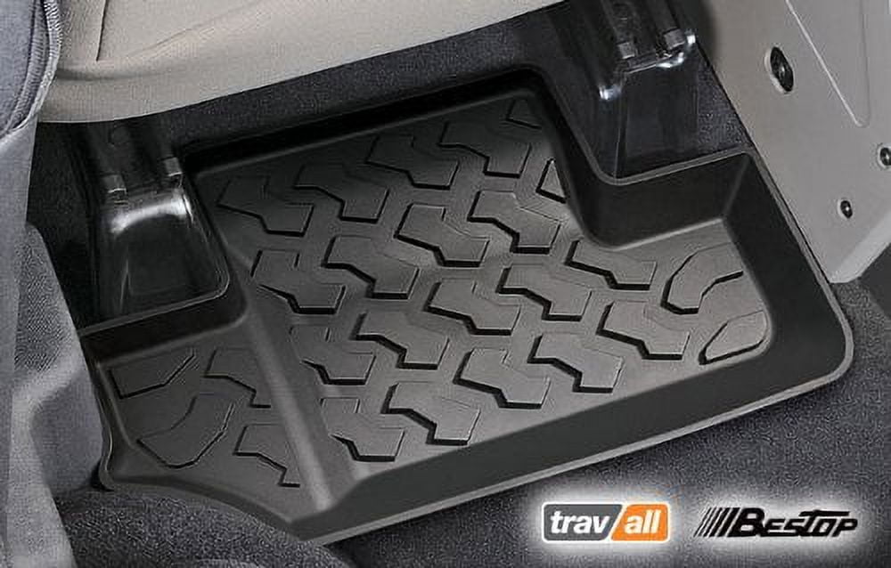 Bestop 51502-01 Wrangler 2-Door, Pair Floor Liner, Rear