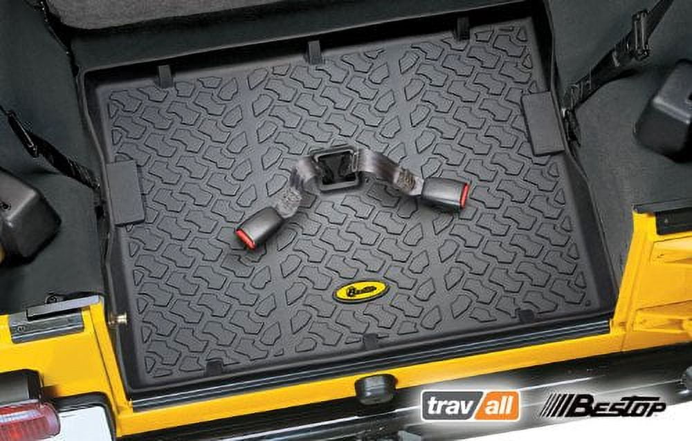 Bestop 51512-01 Cj7 and Wrangler Each Cargo Liner, Rear Fits select: 1997-2006 JEEP WRANGLER / TJ, 1989-1995 JEEP WRANGLER / YJ