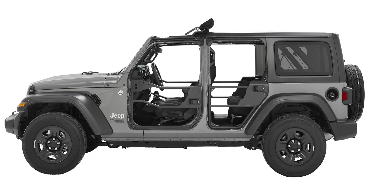 Bestop - 51741-01 - HighRock 4x4 Element Doors Fits select: 2018-2019,2021 JEEP WRANGLER UNLIMITED