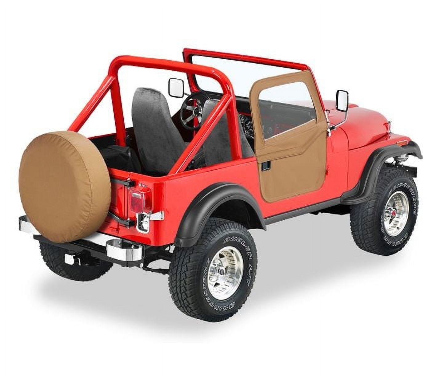 Bestop - 51778-37 - Full 2-Piece Fabric Doors Fits select: 1980-1986 JEEP JEEP, 1979 AMERICAN MOTORS JEEP