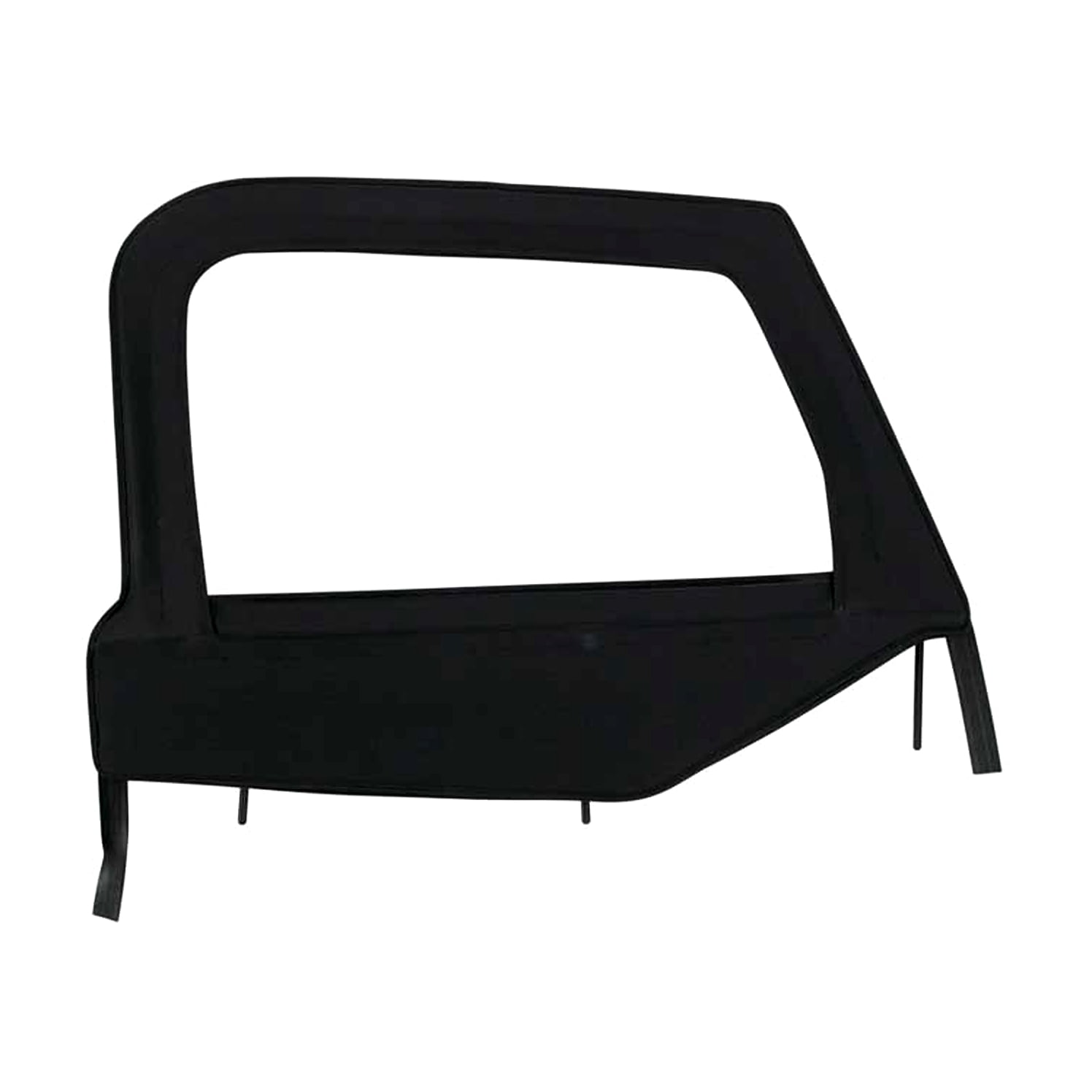 Bestop 51790-15 Jeep Wrangler Upper Fabric Half-Door Set, Black Denim