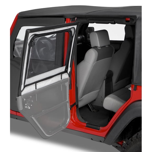 Bestop - 51793-35 - HighRock 4x4 Element Upper Fabric Half Doors