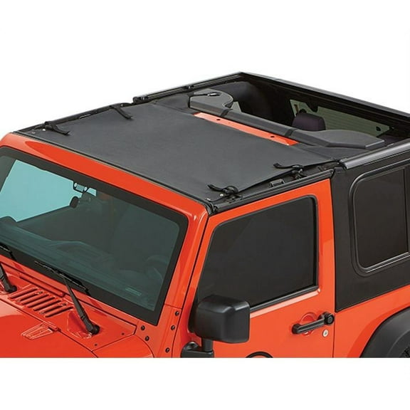 Bestop - 52400-35 - Sun Standard Targa Style Bikini Top Fits select: 2015-2018 JEEP WRANGLER UNLIMITED, 2012-2014 JEEP WRANGLER