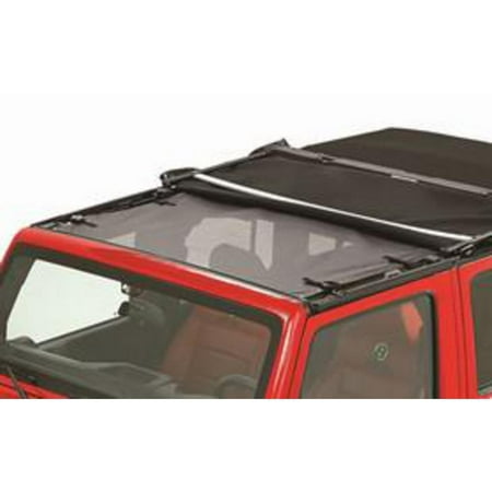 Bestop - 52402-11 - Sun Extended Safari Style Bikini Top Fits select: 2015-2018 JEEP WRANGLER UNLIMITED, 2012-2014 JEEP WRANGLER