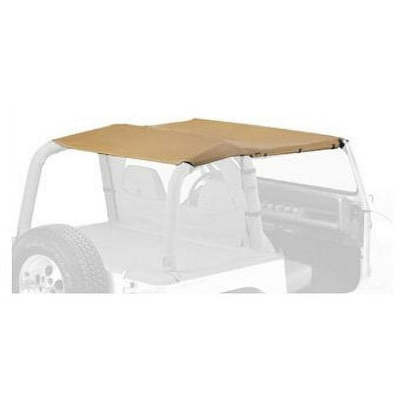 Bestop 52529-37 Jeep Wrangler Safari Ext Length Strapless Safari Style Bikini Top, Spice Fits select: 1992-1995 JEEP WRANGLER / YJ