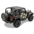 thumbnail image 1 of Bestop 52586-35 Black Diamond Header-style Bikini Top for 2010-2018 Wrangler JK 2-Door, 1 of 4