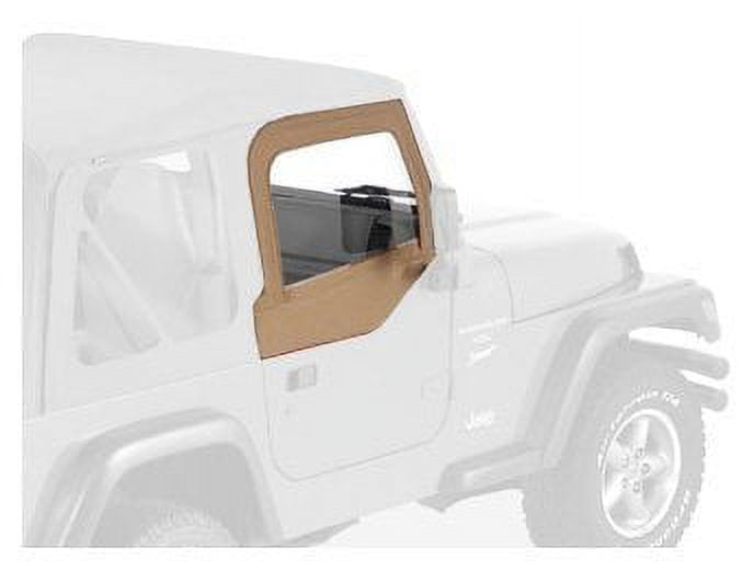 Bestop 53121-37 Jeep Wrangler Upper-Door Skins Set, Spice Fits select: 1997-2006 JEEP WRANGLER / TJ