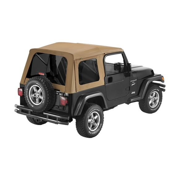 Bestop 54709-37 Jeep Wrangler with Tinted Windows Supertop Replacement Top, Spice Fits select: 1997-2006 JEEP WRANGLER / TJ