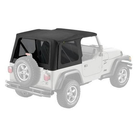 Bestop 54820-17 Wrangler Tinted Side And Rear Windows Supertop Nx, Acrylic Fits select: 1997-2006 JEEP WRANGLER / TJ
