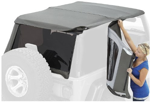Bestop 58443-17 Tinted Window Kit Fits 07-18 Wrangler (JK) Fits select: 2015-2018 JEEP WRANGLER UNLIMITED, 2012-2014 JEEP WRANGLER