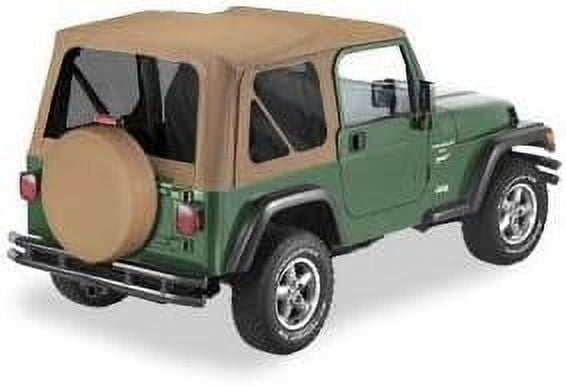 Bestop 79139-37 Jeep Wrangler with Tinted Windows Sailcloth Replace-A-Top, Spice