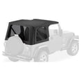 thumbnail image 1 of Bestop 79141-35 Jeep Wrangler 2-Door with Tinted Sailcloth Replace-A-Top, Black Diamond Fits select: 2003-2006 JEEP WRANGLER / TJ, 1 of 2