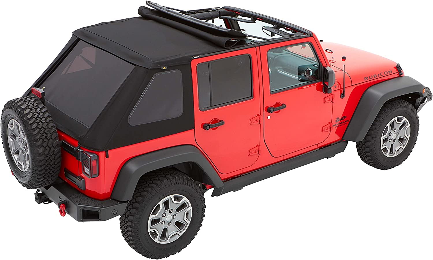 Bestop 80031-35 Jeep Wrangler 2-Door Windjammer, Black Diamond
