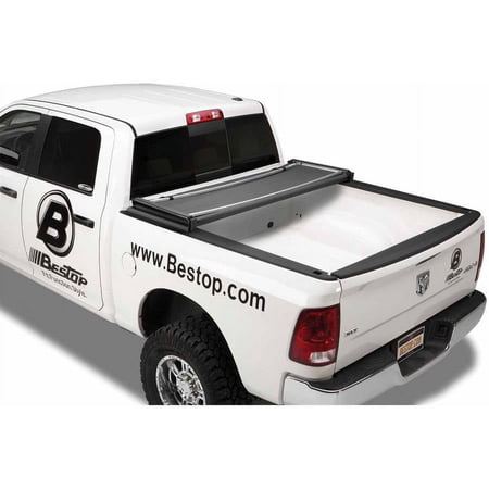 Bestop - EZ-Tri-Fold Soft Tonneau Cover - '04-21 Titan; For 5.5 ft. bed - Black