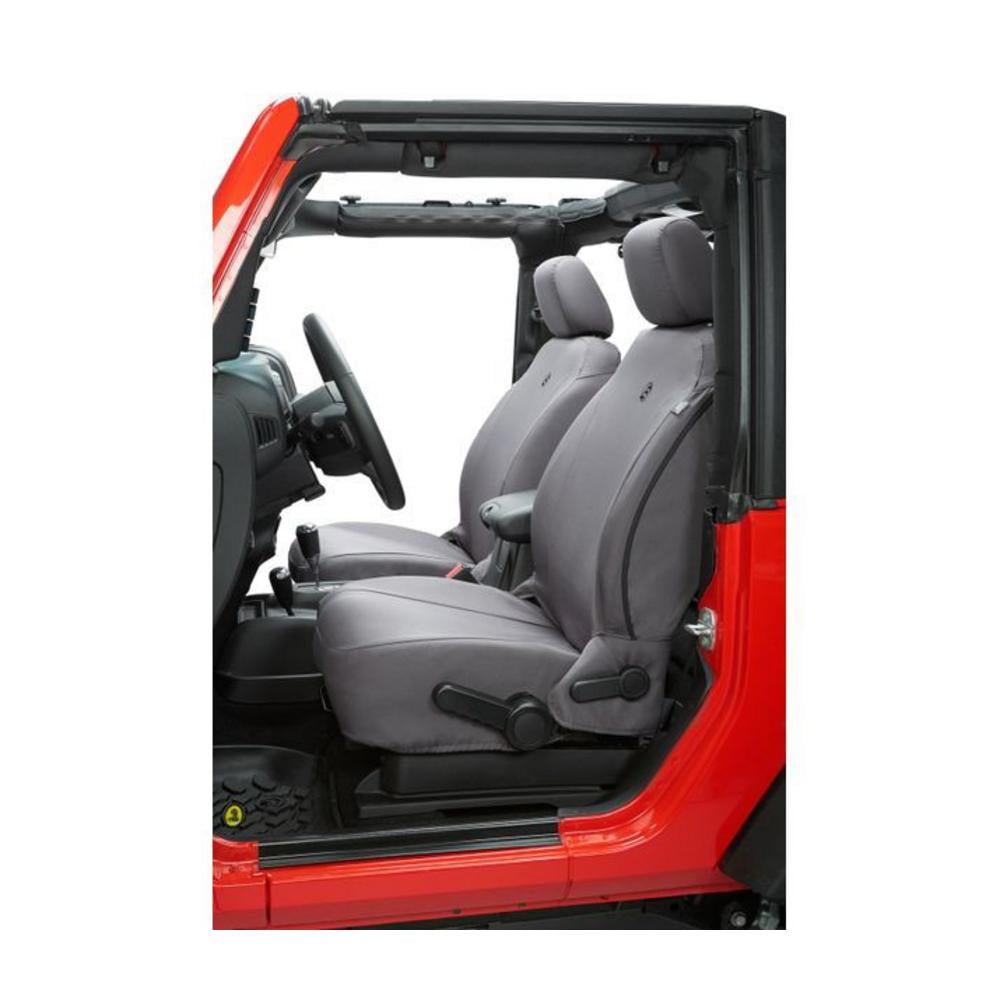 Bestop Front Seat Covers (Charcoal) Fits select: 2018-2019,2021 JEEP WRANGLER UNLIMITED