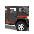 thumbnail image 1 of Bestop Full Fabric Doors, Black Twill for 2007-2018 Wrangler JK 4-Door, Rear, 2 Count, 1 of 1