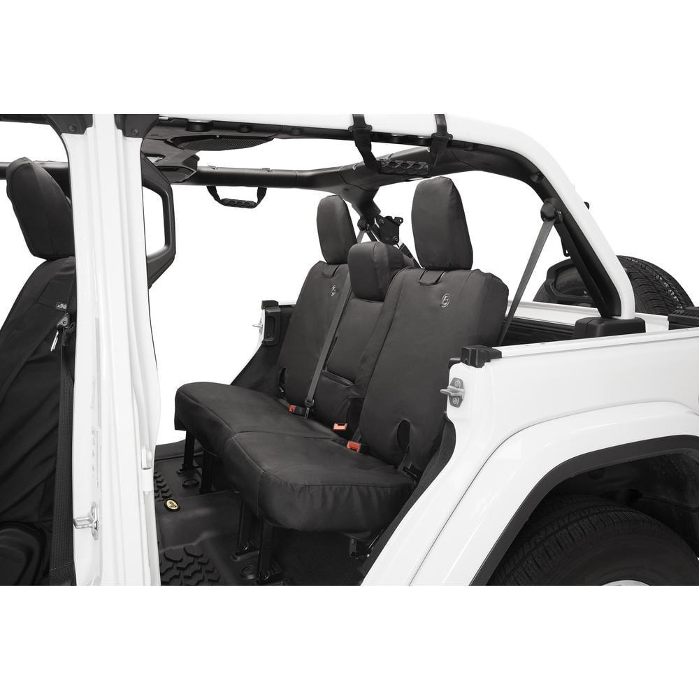 Bestop Rear Seat Cover (Black Diamond) Fits select: 2018-2019,2021 JEEP WRANGLER UNLIMITED