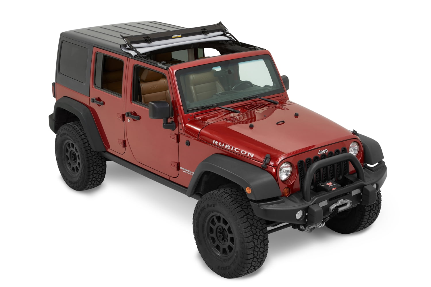 Bestop Sunrider for Hardtop, 2007-2018 Jeep Wrangler JK, Installable Roofs Black