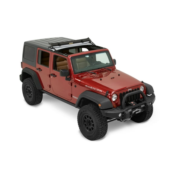 Bestop Sunrider for Hardtop, 2007-2018 Jeep Wrangler JK, Installable Roofs Black
