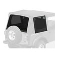 thumbnail image 1 of Bestop Tinted Window Set for Jeep Wrangler YJ, Black Denim, Fits 1989-1995 Models, 1 of 2