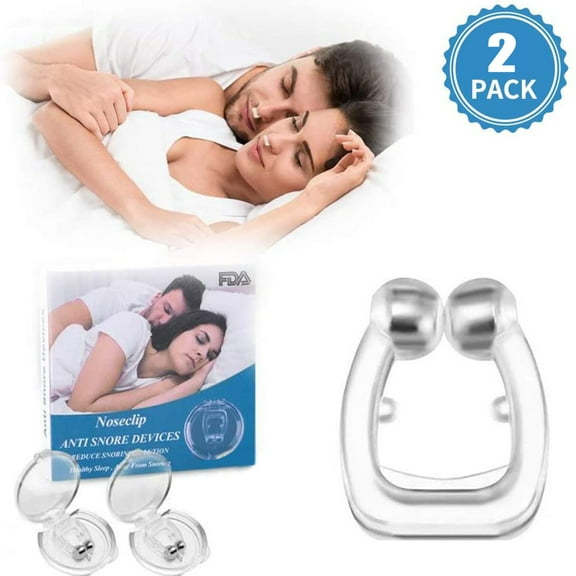 2/3/4Pcs Anti Snoring Device Silicone Nasal Dilators Anti-snoring Magnetic Nose Clip