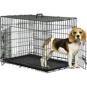 Bestpet Animal Pet Cage with Plastic Tray and Handle, 36 inches, Large
