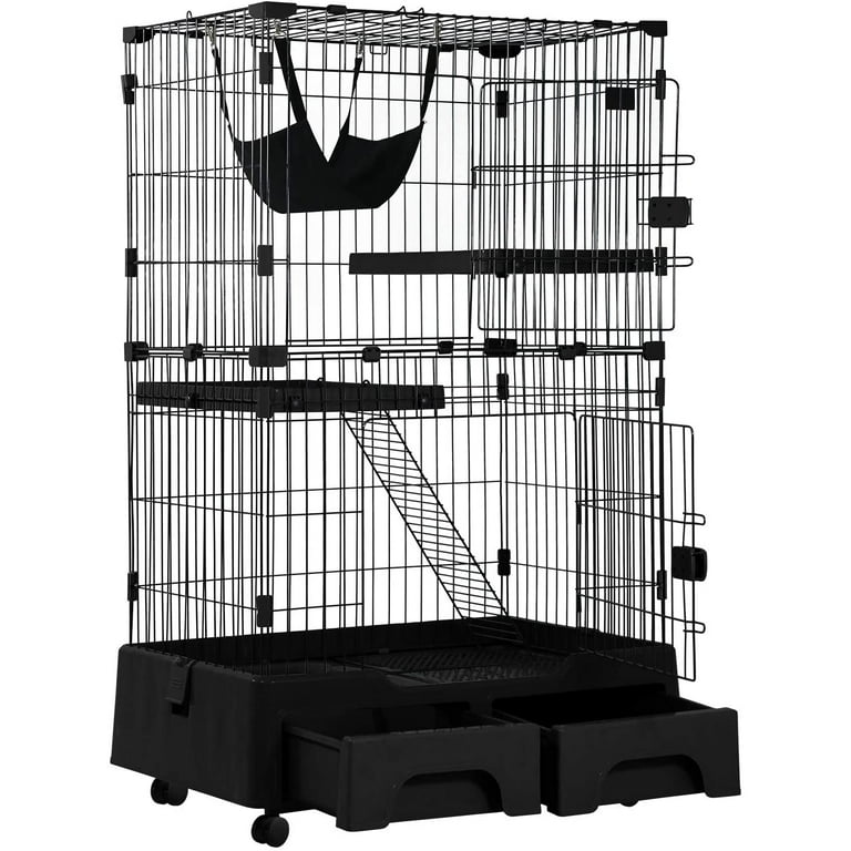 Pet Fit for Life Extra Large 32x19x19 Collapsible/Portable Cat Cage/Condo Box