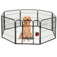 thumbnail image 1 of Bestpet Fence Pet Playpen, Heavy Duty, 8 Panels, 40 Inches, Extra Large, 1 of 7