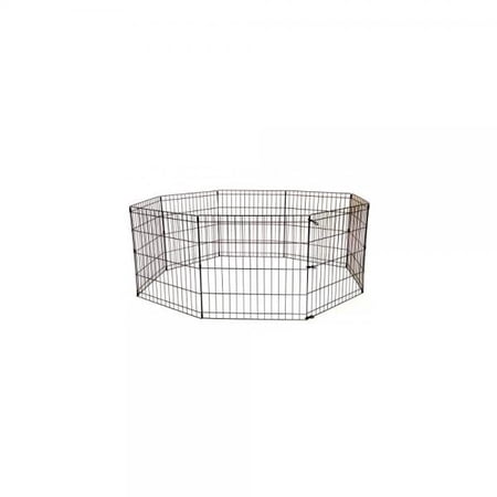 BestPet Pet Playpen Dog Exercise Pen, 24-Inch/30-Inch/36-Inch/42-Inch and 48-Inch, Black/Blue/Pink and Zinc