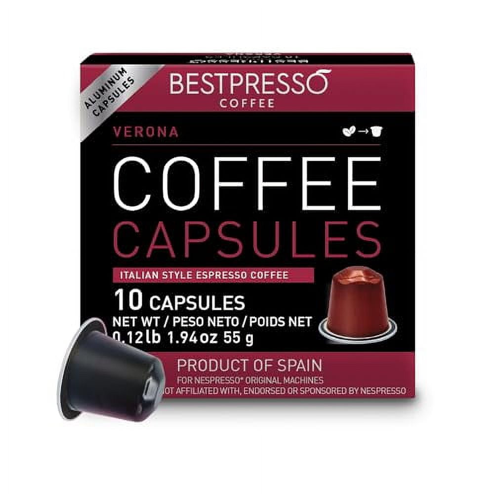 Bestpresso Coffee for Nespresso Original Machine 120 Aluminum pods