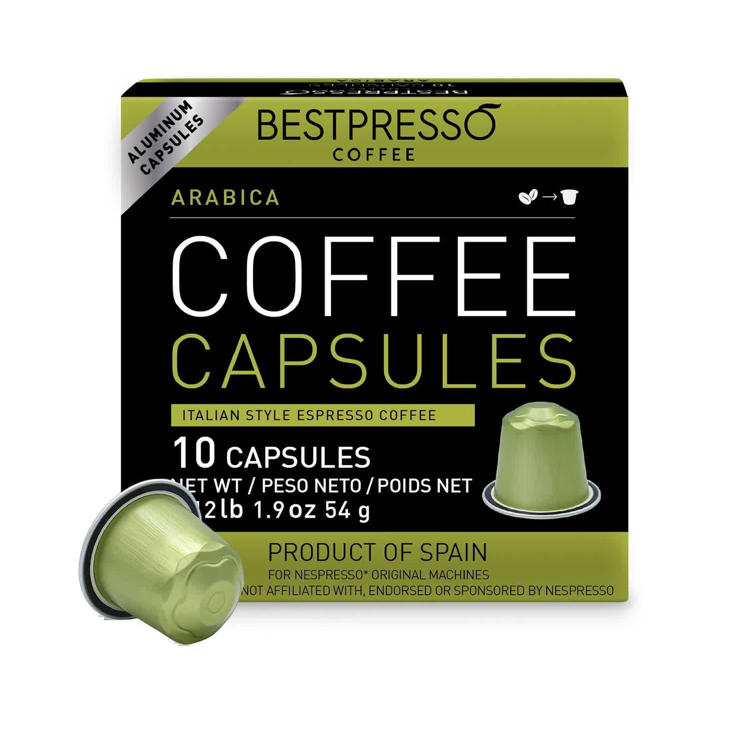 Curated visual reference: Fresh Look at Bestpresso Coffee For Nespresso Originalline Machine 120 Pods Certified