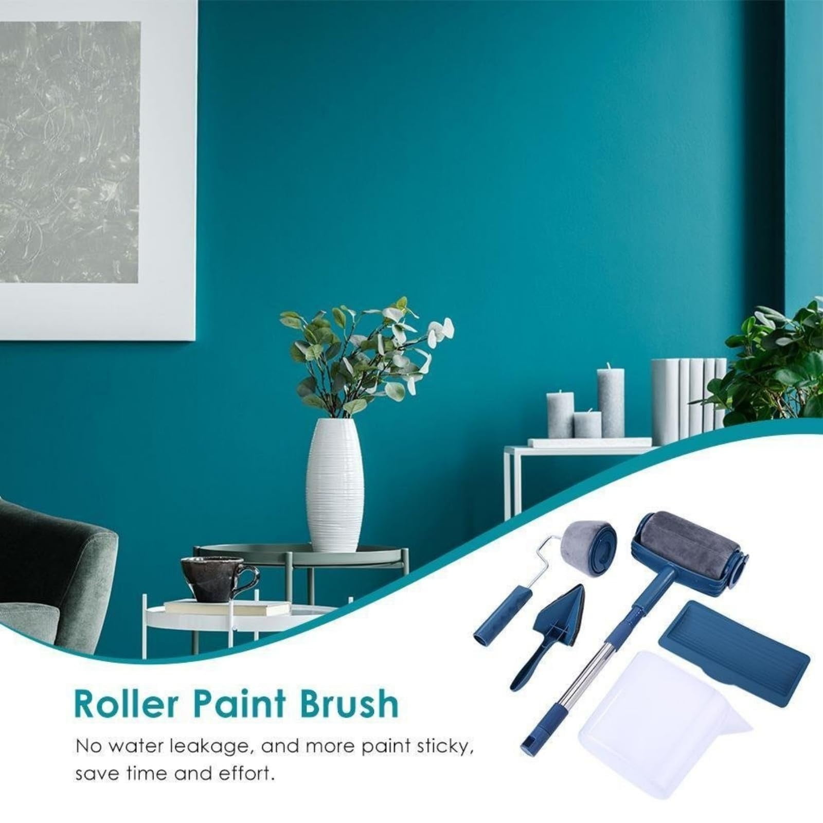 Bestseller Paint Roller Kit 8 Piece Set Including Paint Roller Brush