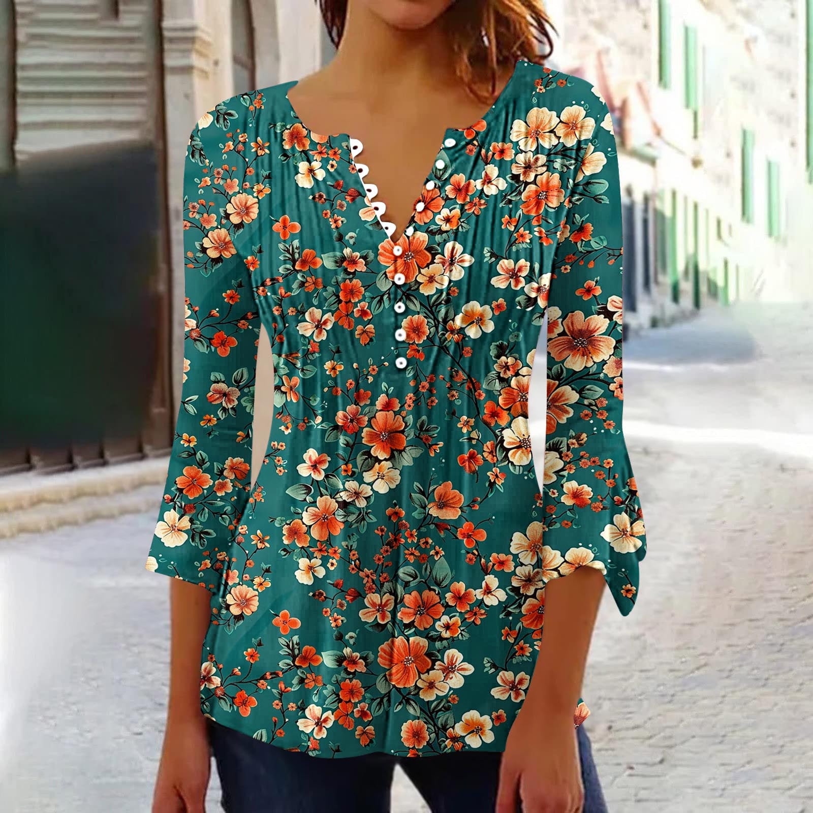 Youngly Printed Pullover Top