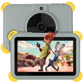BESTSKI 7" AI Kids Tablet for Ages 3-12 — Android 16 with 20GB RAM and Parent Control, Gray