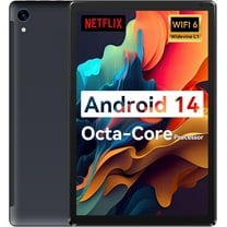 Bestski 10.1'' Android 14 Tablet with Octa-core Processor 10GB RAM 128GB ROM/1 TB Expansion HD IPS Touchscreen,Wi-Fi 6, BT 5.0, Dual Camera,Widevine L1,Black