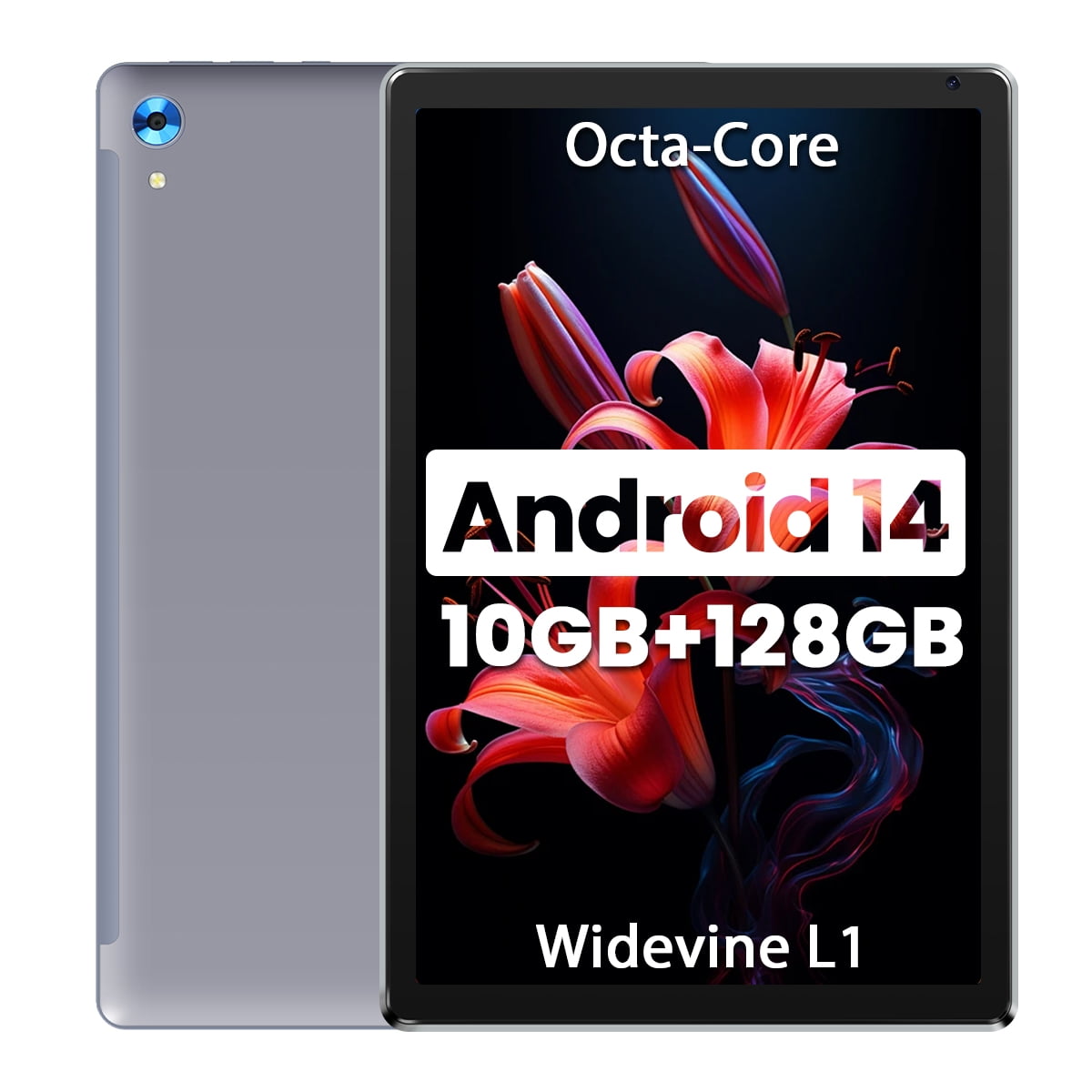 Bestski 10.1'' Android 14 Tablet with Octa-core Processor 10GB RAM