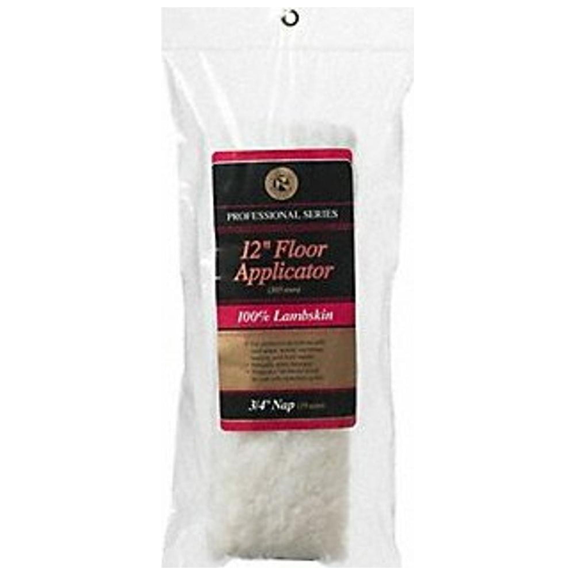 Bestt Liebco Floor Applicator Pad,White,12" L,2 1/2"W 997114120