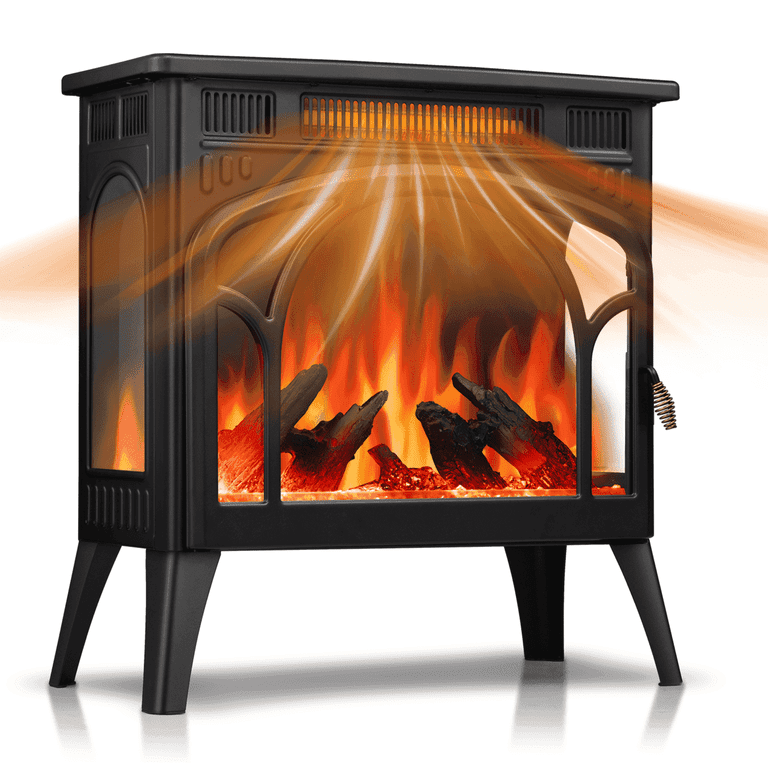 Free Shipping! Besttey 1500W Electric Fireplace with Thermostat
