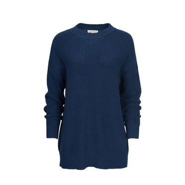 Bestto Ribbed-Knit Cotton Sweater