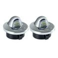 Bestview LED Chrome License STF9 Plate Lights Assembly Compatible with