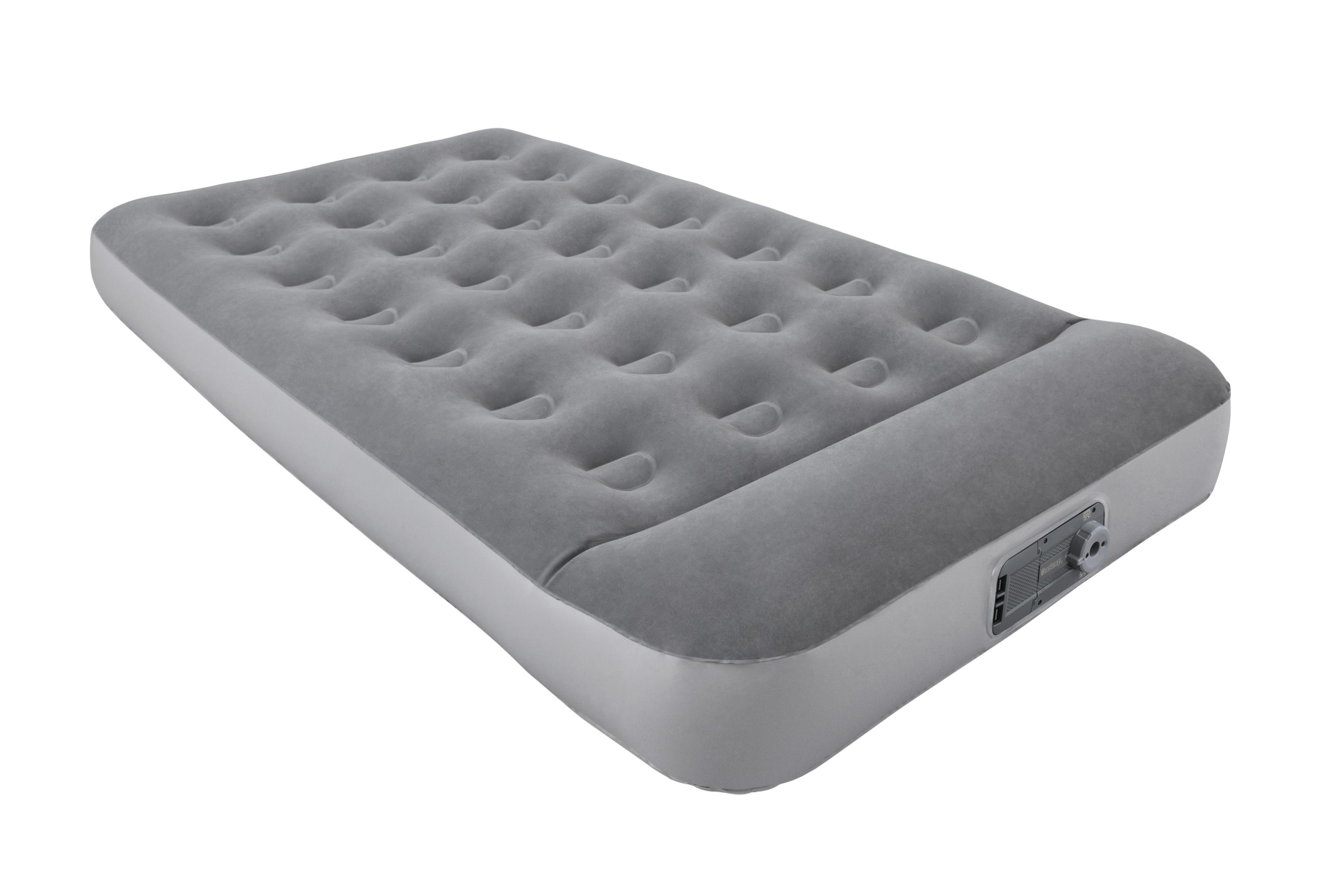 Bestway 12" Tritech Gray Twin Air Mattress with Built-in Pump - image 1 of 9