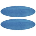 thumbnail image 1 of Bestway 15 Foot Round Above Ground Swimming Pool Solar Heat Cover (2 Pack), 1 of 10