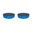 thumbnail image 1 of Bestway 18' Round PVC Pool Debris Cover for Steel ProTM Frame Pools (2 Pack), 1 of 8