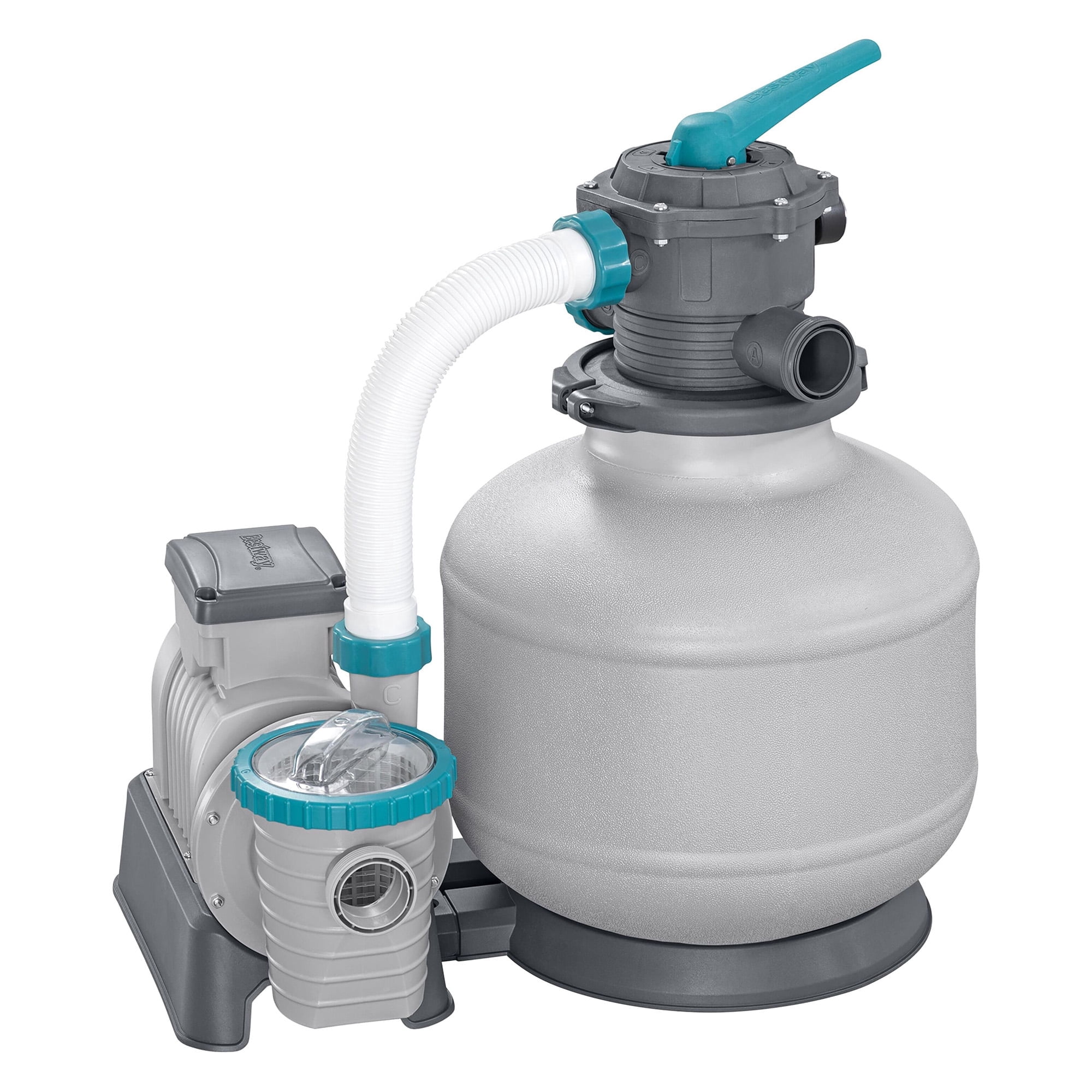 Bestway 3,000 Gallon Sand Filter Pump for Above Ground Outdoor Swimming ...