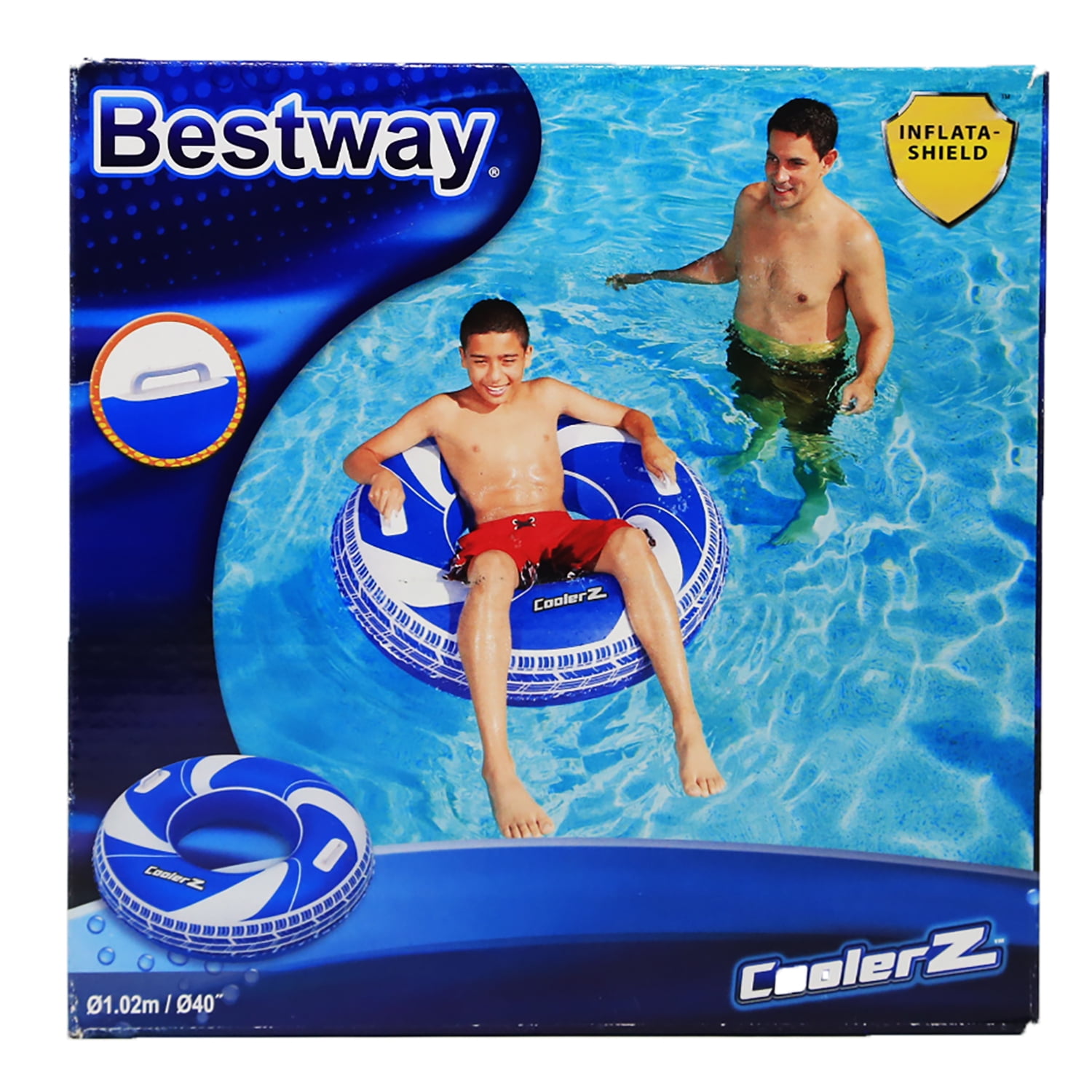 Bestway 36093 Inflatable Swim Ring blue - Walmart.com