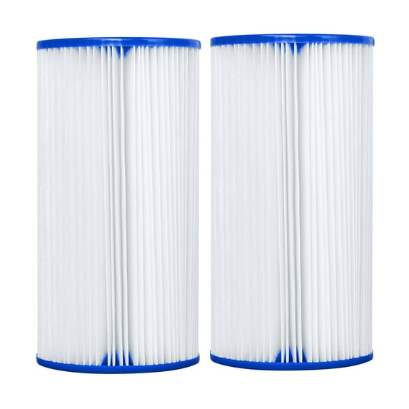 Bestway 4.2" x 8" Type III-A/C Filter Cartridge for Outdoor Pool Pump, 2 Pack