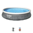 thumbnail image 1 of Bestway 57375E-BW 13ft x 33in Round Inflatable Above Ground Swimming Pool Kit, 1 of 7