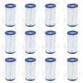 thumbnail image 1 of Bestway 58012 Filter Cartridge Replacement 4.2"x8" Type III/A (12 Pack), 1 of 5