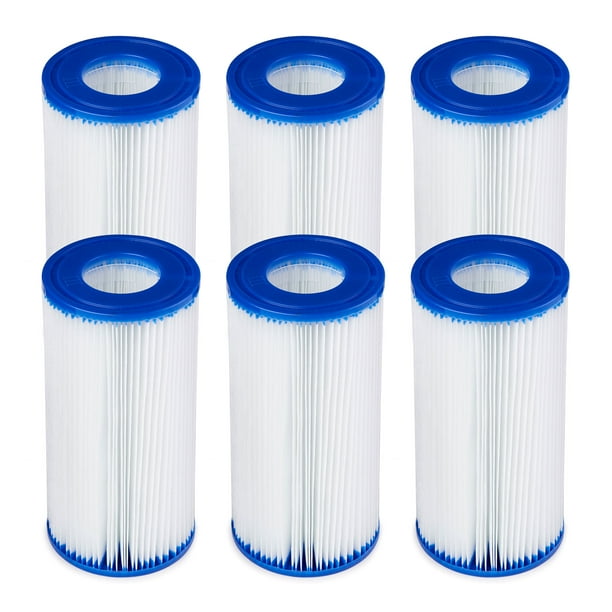 Bestway 58012 Pool Filter Cartridge Replacement 4.2"x8" Type III/A (6