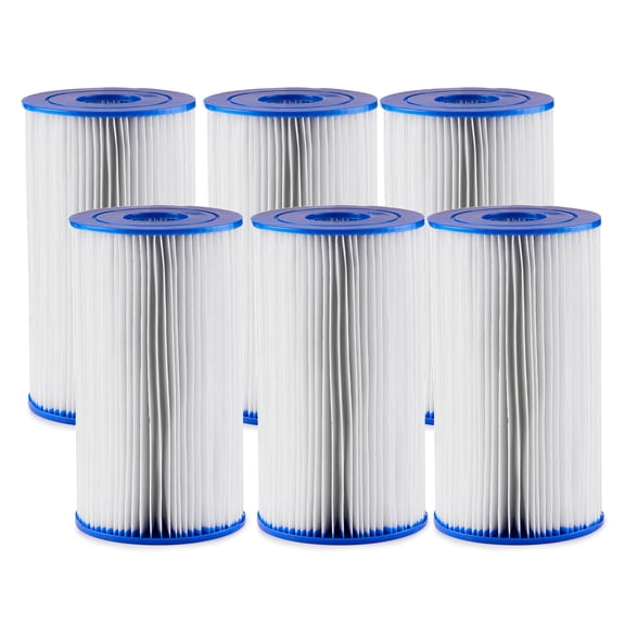 Bestway 58095E Type IV or Type B Filter Pump Replacement Cartridge (6 Pack)